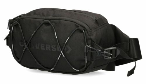 Clear 888757221127 CONVERSE belt bag Swap Out Sling Pack Black .