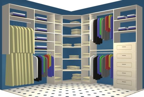 How to Maximize Storage Space in Closet Corners | Bedroom .