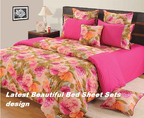 Bed Sheet with Cotton bed sheets Design: Latest Beautiful Bed .