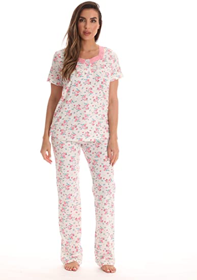 Dreamcrest 100% Cotton Pajama Pant Set for Women at Amazon Women's .