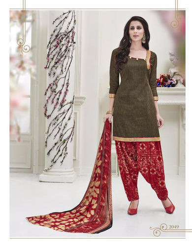 Green Casual Wear Designer Cotton Salwar Suit, Rs 443 /piece .