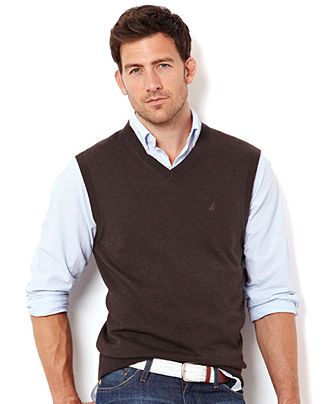 Nautica Sweaters, Cotton Vest Sweaters - Mens Sweaters - Macy's .