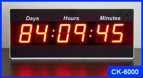CK-6000 Countdown or Count Up Timer with Days Hours Minut