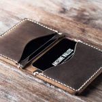 Leather Credit Card Wallet [Handmade] [Personalized] [Free Shippin