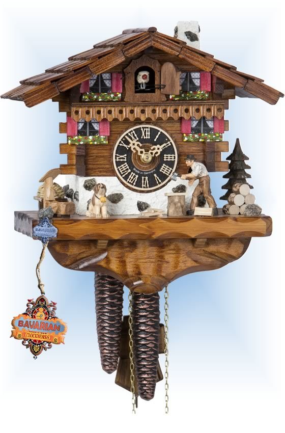 Wood Chopper 149 Cuckoo Clock | by Hones | On Sa