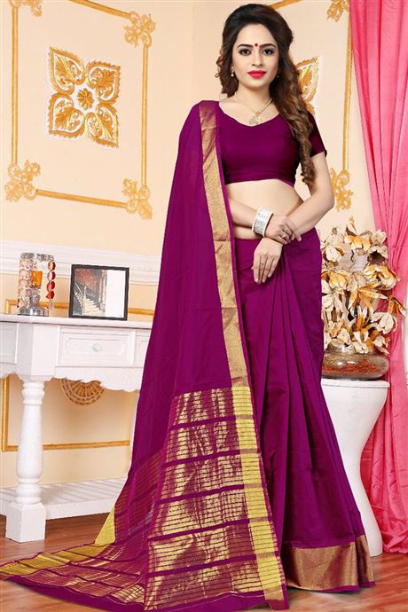 Plain Simple Daily Wear Sarees Online Saree Supplier In Surat And .