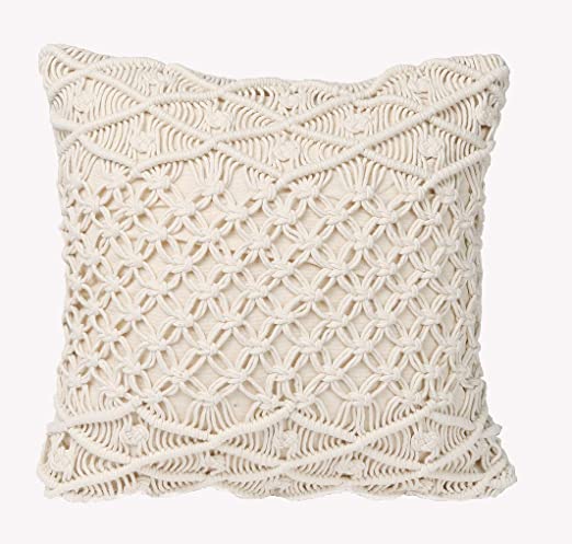 Amazon.com: Boho Decorative Pillows Macrame Throw Pillows Handmade .