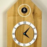 Cuckoo clock, different finishes | Clock, Wood clocks, Modern clo