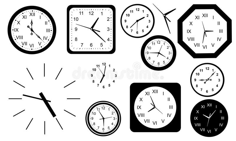 Different Types Clocks Stock Illustrations – 23 Different Types .