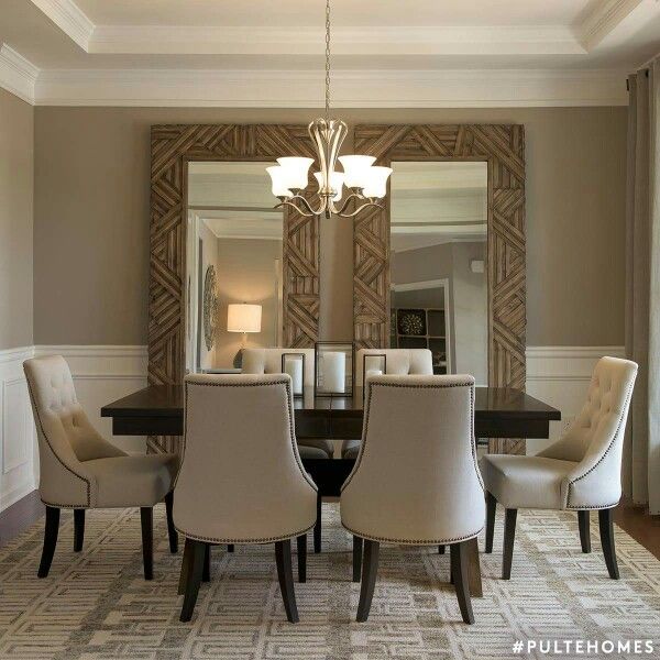 Dining Room Mirror Designs: Enhancing Dining Spaces with Reflective Elegance