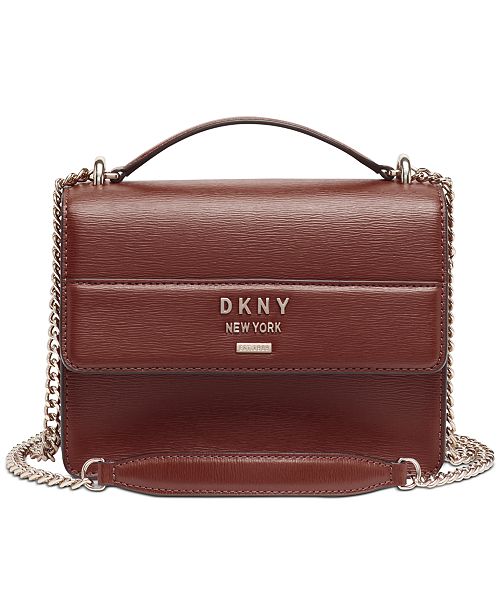 DKNY Ava Leather Shoulder Bag, Created for Macy's & Reviews .