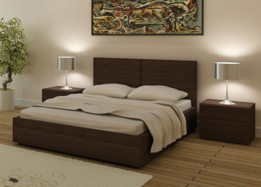 Storage Contemporary Design Double Bed, Aura Bed from Go Modern .
