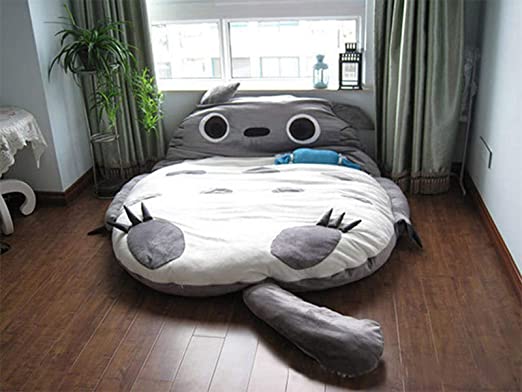 Amazon.com: Totoro Double Bed Sleeping Bag Pad Sofa Bed Mattress .