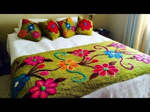 Hand Embroidery New Design bed sheet Collection, Beautiful Double .
