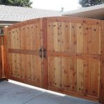 Custom Steel Frame Double Gate | Wooden gates driveway, Yard gate .
