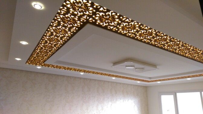Pin by Fleur7z on ceiling gypsum decoration | Drawing room ceiling .