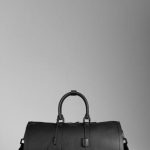 Burberry Large Leather Duffle Bag in Black for Men (With images .
