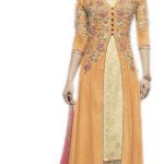 Buy Priyanka Chopra Designer Embroidered Salwar Suit - Yellow with .