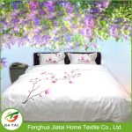 China Custom Design Hand Embroidery Latest Bed Sheet Designs .
