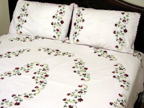 Embroidery Bed Sheet Designs: Intricate and Elegant Bedding Accents