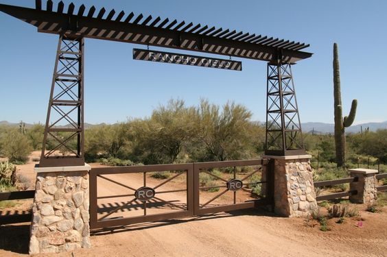 ranch entry gates designs - Google Search (With images) | Farm .