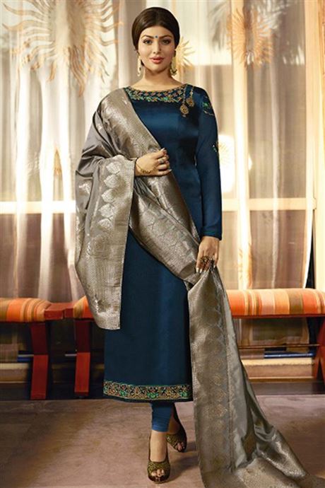Ladies Ethnic Traditional Wear Long Salwar Kameez Wholesale .