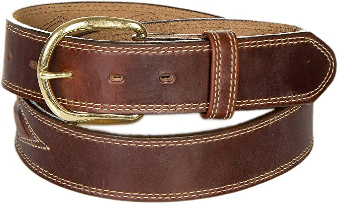 Oiled Fancy Padded Leather Belt at Amazon Women's Clothing store .
