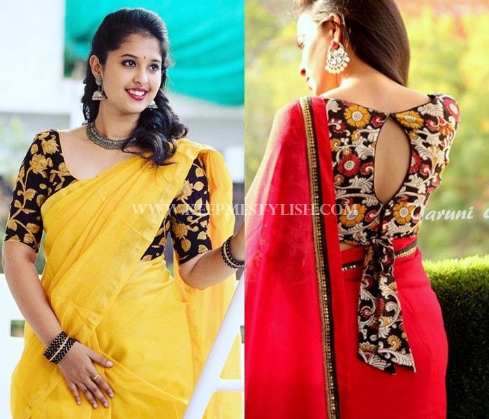 This is Why Floral Blouses Are So Perfect for Any Saree! (With .