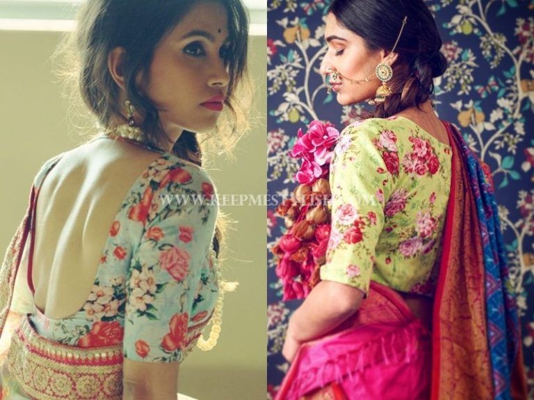 This is Why Floral Blouses Are So Perfect for Any Saree! (With .