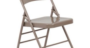 Hercules Metal Folding Chairs, Beige - Sam's Cl