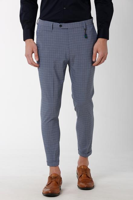 Peter England Trousers & Chinos, Peter England Grey Formal .