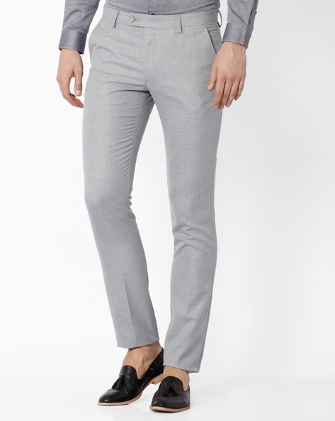 Buy Grey Trousers & Pants for Men by black-coffee Online | Ajio.c
