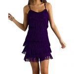 Purple Fringe Dress: Amazon.c
