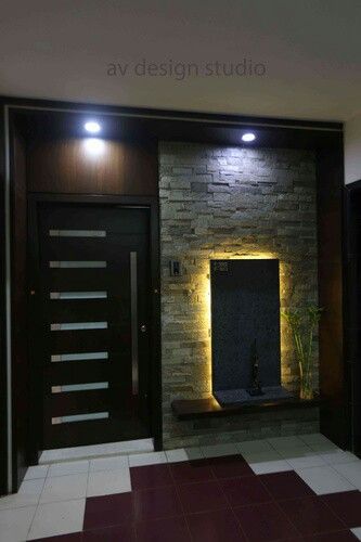 Panelling (With images) | Foyer design, Entrance door design, Door .