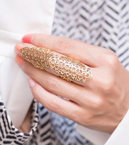 29 Full Finger Ring Design Jewelry - Victoria's Glamo