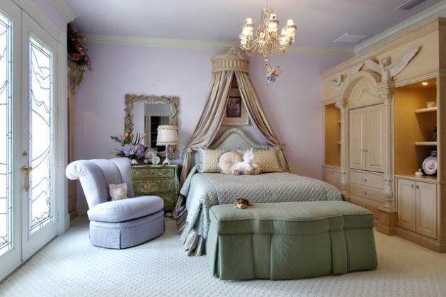 18 Delightful Traditional Girl's Bedroom Design Ide