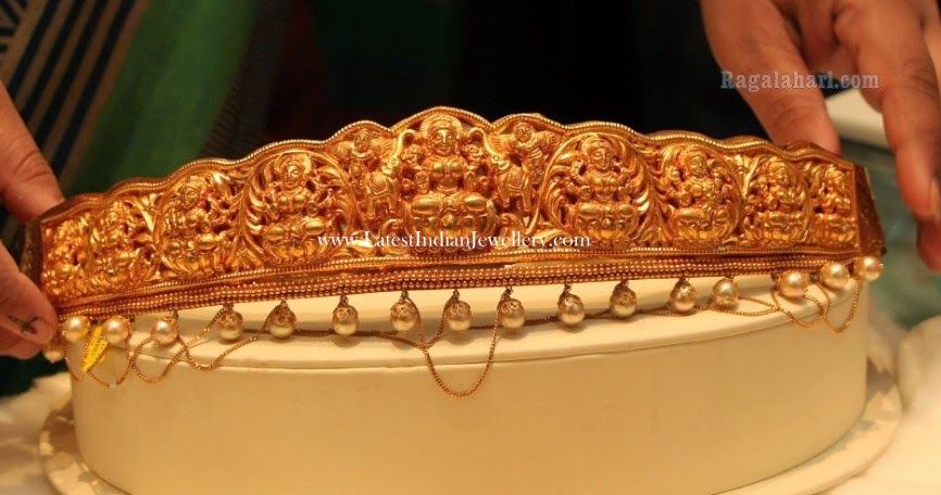 Latest 22k gold vaddanam or waist belt designs (With images .