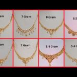 Latest Gold Necklace Designs Under 10 Grams Light Weight Short .