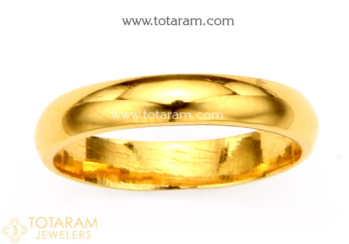 2K Gold Wedding Band Ring for Men - 235-GR6090 in 6.050 Gra