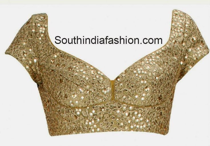 Golden Blouse Designs: Elegant and Opulent Blouse Designs for Special Occasions