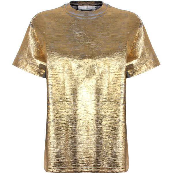 Golden Goose Deluxe Brand Golden T-shirt (415 ILS) ❤ liked on .