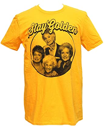 Amazon.com: Golden Girls Mens T-Shirt - Stay Golden Phoo Circle .