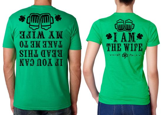 Saint Patrick's Day Funny T-shirts Couple tees Green | Et