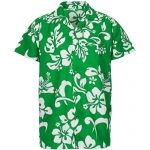 Green Hawaiian Shirt: Amazon.c