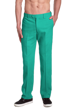 Men's Aqua Green Pants | Mens Green Pant | Dress Trouse