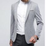 Which colour combinations of a shirt and pants goes with a grey .