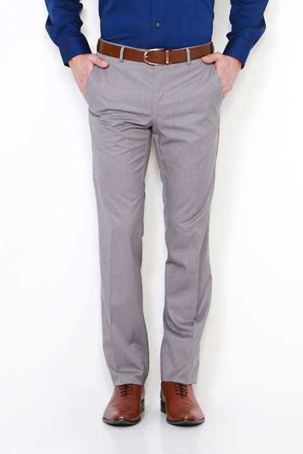 Van Heusen Trousers & Chinos, Van Heusen Grey Trousers for Men .