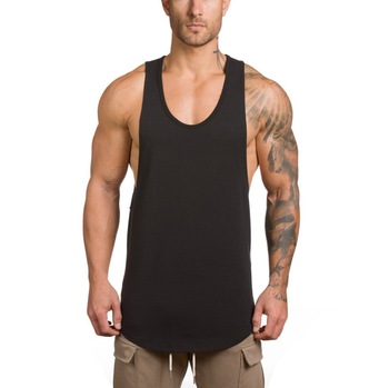 Custom Gym vest dropped armhole singlet For Men, View gym singlets .