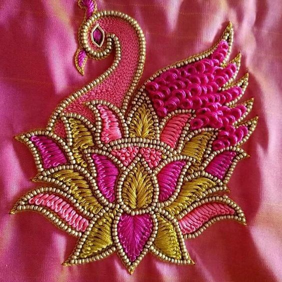 Hand Embroidery Blouse Designs: Intricate and Ornate Blouse Designs with Hand Embroidery