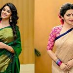 35 Stylish high neck blouse designs for pattu sarees (With images .